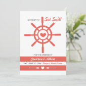 De zeevaart Liefde bewaart de Aankondiging van de (Staand voorkant)