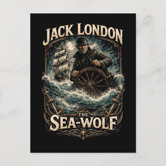 De Zeewolf Briefkaart (Voorkant)
