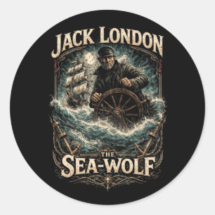 De Zeewolf Ronde Sticker