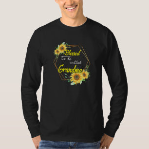 De zegen heet oma Sunflower Grandma Mot T-shirt
