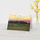 De Zegen van de god Kaart (Gele Bloem)