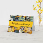 De Zegen van de herfst, die over u denken Kaart (Gele Bloem)