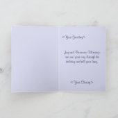 De Zegen van de Pascha Feestdagen Kaart (Binnen)