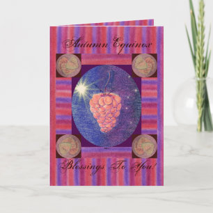 De Zegen van Equinox van de herfst Kaart