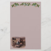 De zegeningen van de kerststal briefpapier (Achterkant)