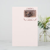 De zegeningen van de kerststal briefpapier (Staand voorkant)