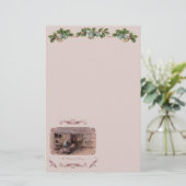 De zegeningen van de kerststal briefpapier (Staand voorkant)