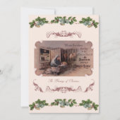 De zegeningen van de kerstviering uitnodiging (Voorkant)