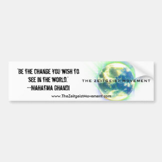 De Zeitgeist Movement Bumpersticker