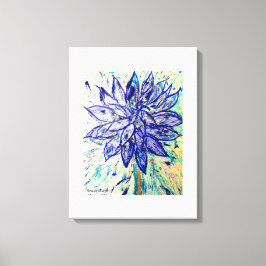 De zeldzame Dahlia Canvas Afdruk