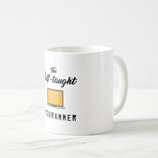 De zelf-onderwezen Mok van de Programmer (Voorkant rechts)