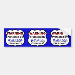 De Zelfklever van de Veiligheid van het huis Decal Bumpersticker