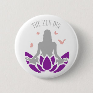 De Zen Bin Pop Socket Ronde Button 5,7 Cm