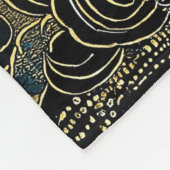 De Zen kat |  Japans Ukiyo-e Fleece Deken (Hoek)