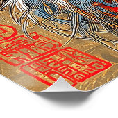 De Zen kat |  Japans Ukiyo-e Perfect Poster (Hoek)