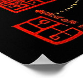 De Zen kat |  Japans Ukiyo-e Poster (Hoek)