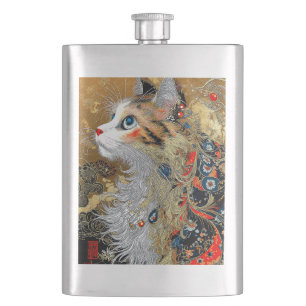 De Zen Kat Vintage Japanse Ukiyo-e Flacon
