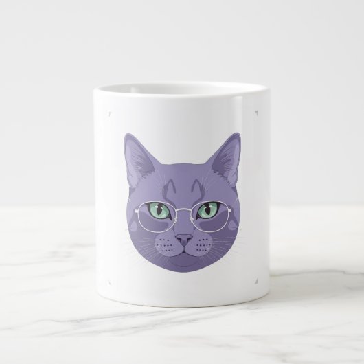 De Zen Master Cat Extra Grote Beker (Voorkant)