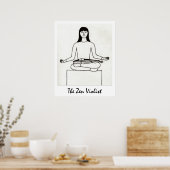 De Zen Violist print (Keuken)