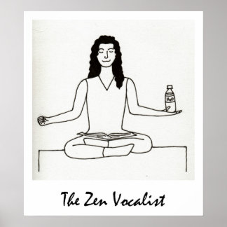 De Zen Vocalist print