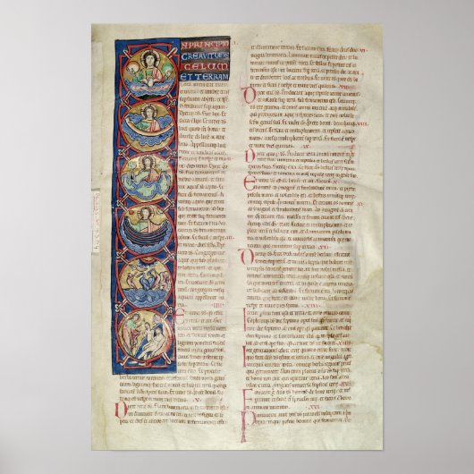 De zes dagen van de schepping poster (Voorkant)