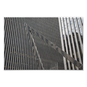 De zesde Avenue Architectuur New York City Foto Foto Afdruk