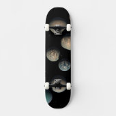 De zeven aardse planeten van Trappist-1 Skateboard (Voorkant)