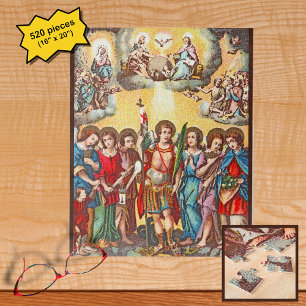 De Zeven Aartsengelen (CP 001; Chromolithografie) Legpuzzel