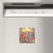 De zeven Archangels (CP 001; Chromolithograaf) Magneet (Insitu (Vaatwasser))