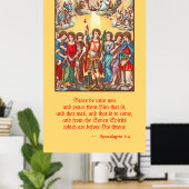De zeven Archangels (CP 001; Chromolithograaf) Poster (Thuiskantoor)