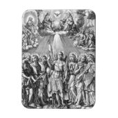 De zeven Archangels (M 034; Engraving) Magneet (Verticaal)