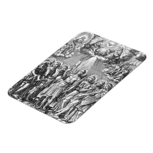 De zeven Archangels (M 034; Engraving) Magneet (Linkerzijde)