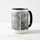 De zeven Archangels (M 034; Engraving) Mok (Voorkant rechts)