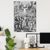 De zeven Archangels (M 034; Engraving) Poster (Thuiskantoor)