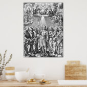 De zeven Archangels (M 034; Engraving) Poster (Keuken)