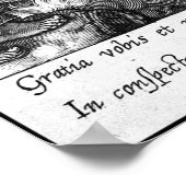 De zeven Archangels (M 034; Engraving) Poster (Hoek)