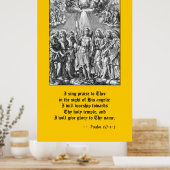 De zeven Archangels (M 034; Engraving) Poster (Keuken)