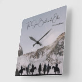 De zeven broers van Elko Wall Clock Vierkante Klok (Hoek)