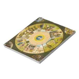 De zeven dagen zonnen en de vier laatste dingen notitieblok