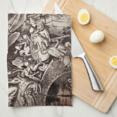 De zeven dagen zonnen - Gluttony Theedoek (Quarter Fold)