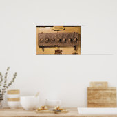 De zeven dagen zonnen poster (Keuken)