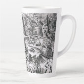 De zeven doden zonden - Gluttony Latte Mok (Rechts)