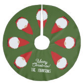 De zeven dwergen aangepaste kerstboom rok (Voorkant)