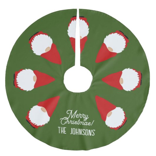 De zeven dwergen aangepaste kerstboom rok (Voorkant)