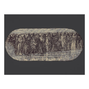 De zeven engelen met zeven bazuinen perfect poster