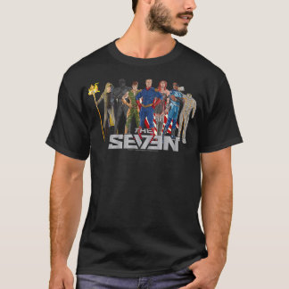 De zeven komiek t-shirt
