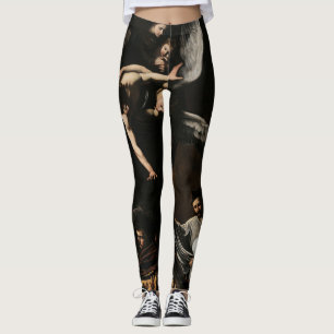 De zeven werken van genade (Caravaggio) Leggings