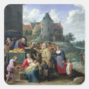 De zeven wetten van Mercy Vierkante Sticker