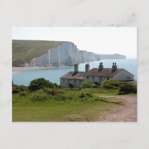 De zeven zussen, Cuckmere Haven, Sussex Briefkaart