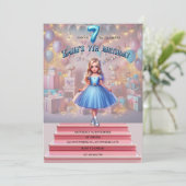 De zevende verjaardag van Emily Kaart (Staand voorkant)